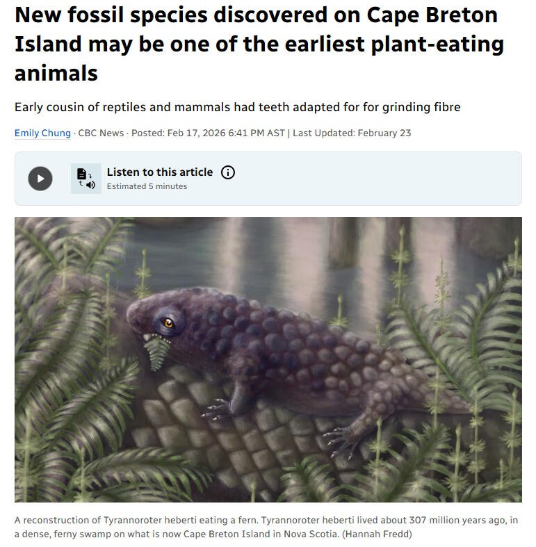 World's oldest plant eater!
